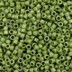 Miyuki Delica Perlen 11/0 - Duracoat opaque dyed moss green DB-2357